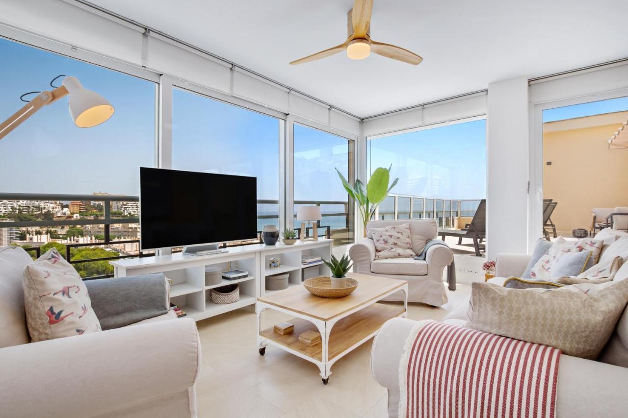 Crystalline View'S Of Carihuela - 3 Bedrooms Penthouse 토레몰리노스 외부 사진
